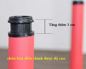 độcao Bàn bán nguyệt mầm non ZK 190-3 – Đạt Phương có thể thay đổi được 