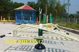 Thiết bị thể thao ngoài trời tập lưng bụng HOF 15106 cho công viên và khu dân cư nông thôn mới