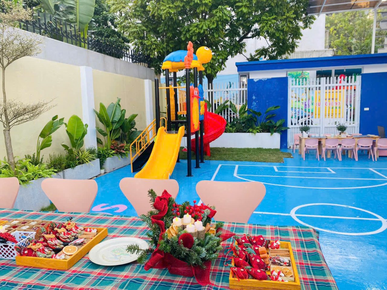 Báo giá thiết bị mầm non khu vui chơi liên hoàn ngoài trời tại Tổng kho Đạt Phương Miền Trung