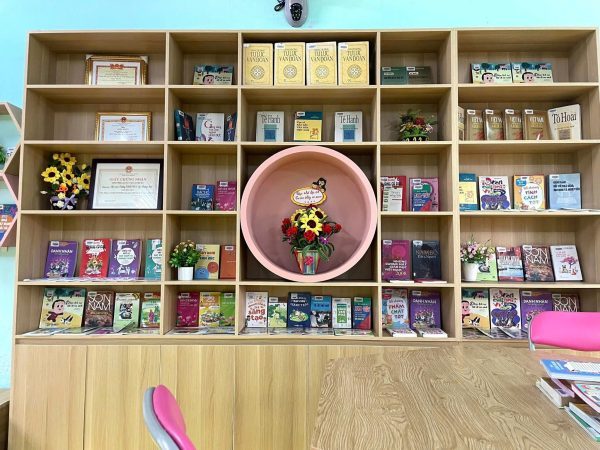 thi công thư viện trường học Thư viện Trường TH&THCS Lý Thường Kiệt xã Hiệp Đức Đà Nẵng do Thiết bị Đạt Phương thi công