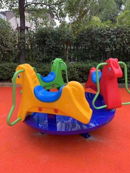 Danh mục đồ chơi ngoài trời theo Thông tư 32: Mâm Xoay Có Sàn Ngoài Trời Cho Bé - Thiết Bị Mầm Non Đạt Phương